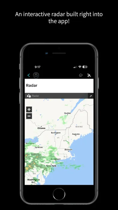 Captures d'écran de Henry's Weather Channel